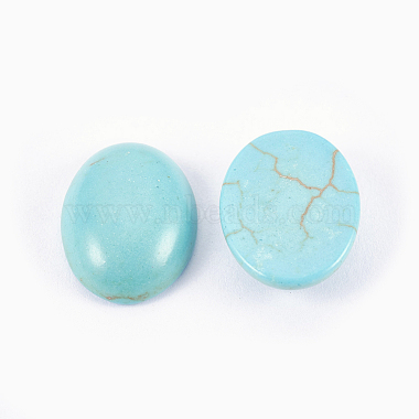 Synthetic Turquoise Cabochons(G-H1554-14x10x5)-2