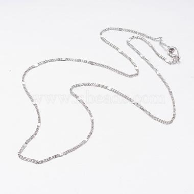 Brass Chain Necklaces(MAK-L009-11P)-2