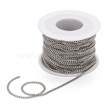 304 Stainless Steel Curb Chains(CHS-P003-05P)-4