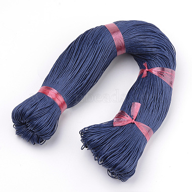 1.5mm Marine Blue Waxed Cotton Cord Thread & Cord