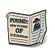 Newspaper Enamel Pin(JEWB-B006-07A)-1