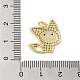 micro cuivres ouvrent pendentifs de zircons(KK-Q808-34G)-3