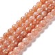 Natural Sunstone Beads Strands(X-G-A205-28B)-1