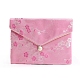 Bolsas de almacenamiento de joyas con flores bordadas de tela(PW-WG49783-11)-1