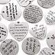 36Pcs 6 Style Tibetan Style Carved Words Alloy Pendants(FIND-LS0001-38AS)-4