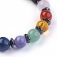 Natural Mixed Stone Stretch Bracelets(BJEW-JB03945-02)-2