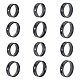 12Pcs 6 Size Crystal Rhinestone Grooved Finger Rings Set(RJEW-UN0002-72EB)-1