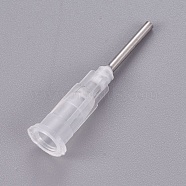 Plastic Fluid Precision Blunt Needle Dispense Tips, Clear, 7.5x6.5x30.5mm, Inner Diameter: 4mm, Pin: 1.6mm(TOOL-WH0117-19H)