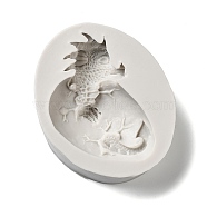 Epoxy Resin Casting Molds, Dragon Food Grade Silicone Molds, Gray, 80x66x19mm, Inner Diameter: 68x46mm(DIY-Q028-01B)