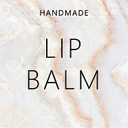 Custom Lip Balm DIY Label Sticker, Coated Paper Paster, Self-Adhesive Stickers, Square with Word, Marble Pattern, 5x5cm(DIY-WH0332-098)