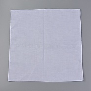 Cloth Handkerchief, for DIY Painting, White, 28x28x0.02cm(DIY-WH0116-01A)