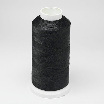 Nylon Thread, For Tassel Making, Black, 0.3mm, about 1093.61 yards(1000m)/roll