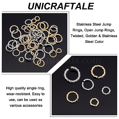 90Pcs 6 Styles 304 Stainless Steel Jump Rings(STAS-UN0038-42)-3