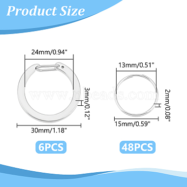 kit de recherche de fabrication de porte-clés bricolage(FIND-UN0002-61)-3