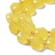 Natural Yellow Agate Beads Strands(G-NH0004-043)-4