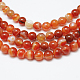 Natural Red Agate Bead Strands(X-G-G880-05-6mm)-1
