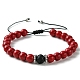 2Pcs 2 Style Couple Bracelets Gift for Valentine's Day(BJEW-JB09858)-3