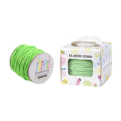 Elastic Cord, with Nylon Outside and Rubber Inside, Round, Lime, 2mm, 43.74yards/roll(40m/roll)(EC-JP0002-2mm-033A)
