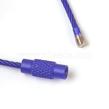Steel Wire Bracelet Making(MAK-F025-B)-3
