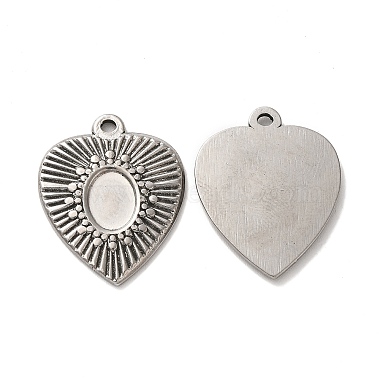 Stainless Steel Color Heart 304 Stainless Steel Pendants