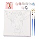 Deer Pattern DIY Digital Painting Kit Sets(DIY-G032-01A)-1