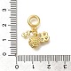 Rack Plating Brass Clear Cubic Zirconia European Dangle Charms(KK-Z086-22G)-3