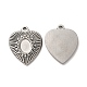 Non-Tarnish Valentine's Day 304 Stainless Steel Pendant Cabochon Settings(STAS-E193-13P)-1