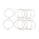 Ion Plating(IP) 316 Surgical Stainless Steel Wine Glass Charms Rings(STAS-L214-01G-01RG)-1