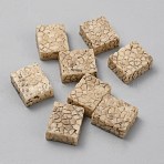 Mimi Resin Ladder Steps Stairs Dollhouse Ornament, Micro Landscape Staircase Decoration, Fish Aquarium Accessories, Wheat, 11.5~12x14x5.5~6mm(DIY-WH0430-564A)