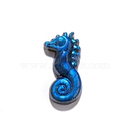 Natural Labradorite Display Decorations, Reiki Energy Stone Figurine, Sea Horse Pattern, 45x25mm(DJEW-PW0009-008E)