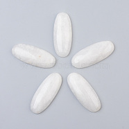 Natural White Jade Cabochons, Oval, 52x21x8mm(G-S359-76)