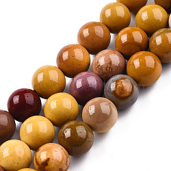 Natural Mookaite Beads Strands, Round, 8mm, Hole: 1mm, about 50pcs/strand, 15.7 inch(X-G-S259-37-8mm)
