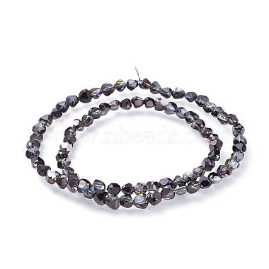Chapelets de perles en verre galvanoplastique(EGLA-L017-HP-A04)-3