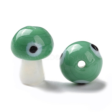 Handmade Evil Eye Lampwork Beads(LAMP-D018-01C)-3