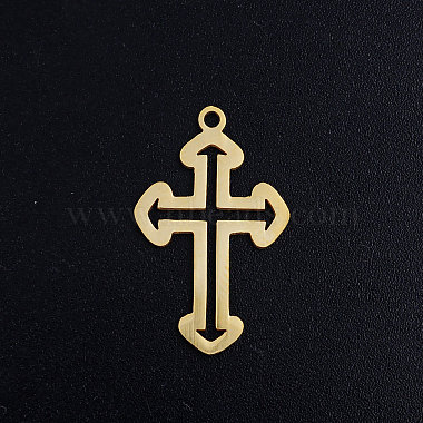 Golden Cross Stainless Steel Pendants