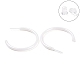 Hypoallergenic Bioceramics Zirconia Ceramic Ring Stud Earrings(EJEW-Z023-01H)-1