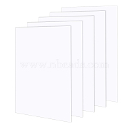 PVC Foam Boards, for Presentations, School, Office & Art Projects, Rectangle, White, 400x300x1mm(DIY-WH0349-23A)