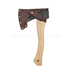 Hatchet Sheath, Leather Axe Sheath, Hatchet Covers, Axe Protector Case Cover, Camping Accessories, Coconut Brown, 19.8x10.5cm(PW-WG61853-01)