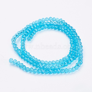 Chapelets de perles en verre transparente  (GLAA-R135-3mm-M)-2