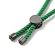 Bracelets coulissants en corde milan torsadée à moitié finis(FIND-G032-01B-08)-4