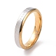 Word Forever Love 201 Stainless Steel Flat Finger Ring for Women(RJEW-I089-02GP)-1