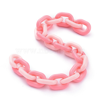 Pink Acrylic Cable Chains Chain