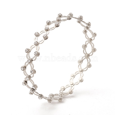 Rhinestone Folding Retractable Ring Bracelet(RJEW-G252-02P-03)-5