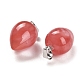 Cherry Quartz Glass Pendants(G-M424-02P-07)-2