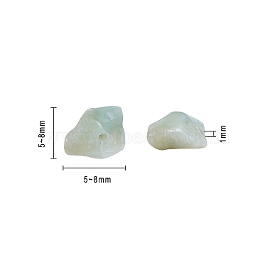 Perles en chips d'amazonite naturelle(G-CJ0001-21)-2