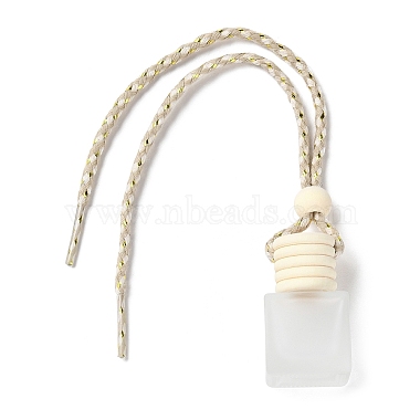 Glass Perfume Bottles Air Freshener Diffuser Bottle Hanging Ornament(AJEW-P111-01A)-2
