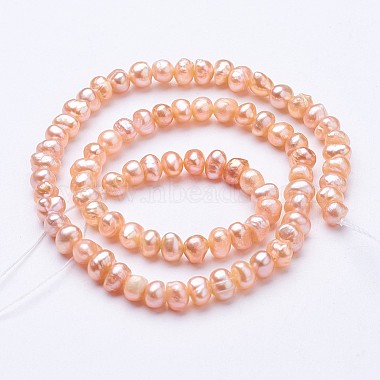 Natural Cultured Freshwater Pearl Beads Strands(PEAR-F004-25-01)-2
