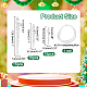 wadorn 45шт. рождественские пластиковые сосульки-подвески украшения(DIY-WR0003-04)-2