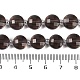 brins de perles d'obsidienne de glace naturelle(G-B094-A08-01)-5