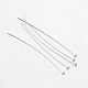 925 Sterling Silver Flat Head Pins(STER-K017-30mm-S)-1